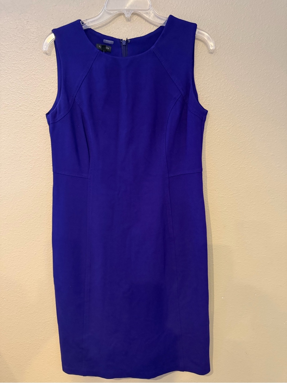 Talbots Sleeveless Midi Dress in Royal Blue